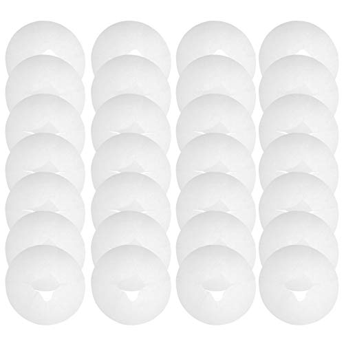 Healifty Disposable Face Cradle Covers 100pcs - White Hypoallergenic Massage Table & Chair Pads for Spa, Facial, and Massage Therapy - Soft Protective Covers for Clean & Sanitary Client Experience