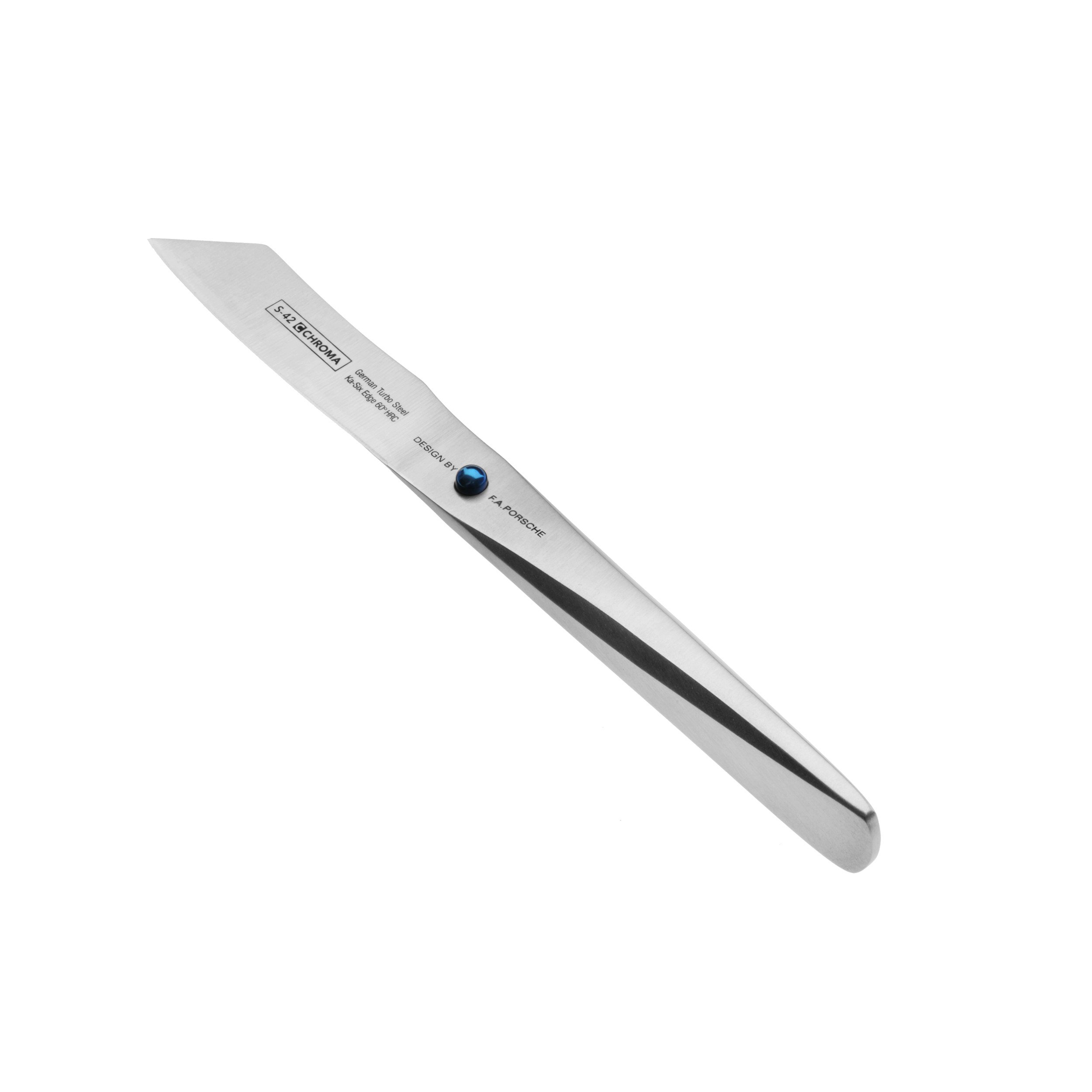 Chroma Turbo Fruit Knife 3.25 Inch - High Carbon Steel Blade for Peeling, Slicing & Cutting Fruits - Perfect for Kitchen, Camping & Outdoor Activities