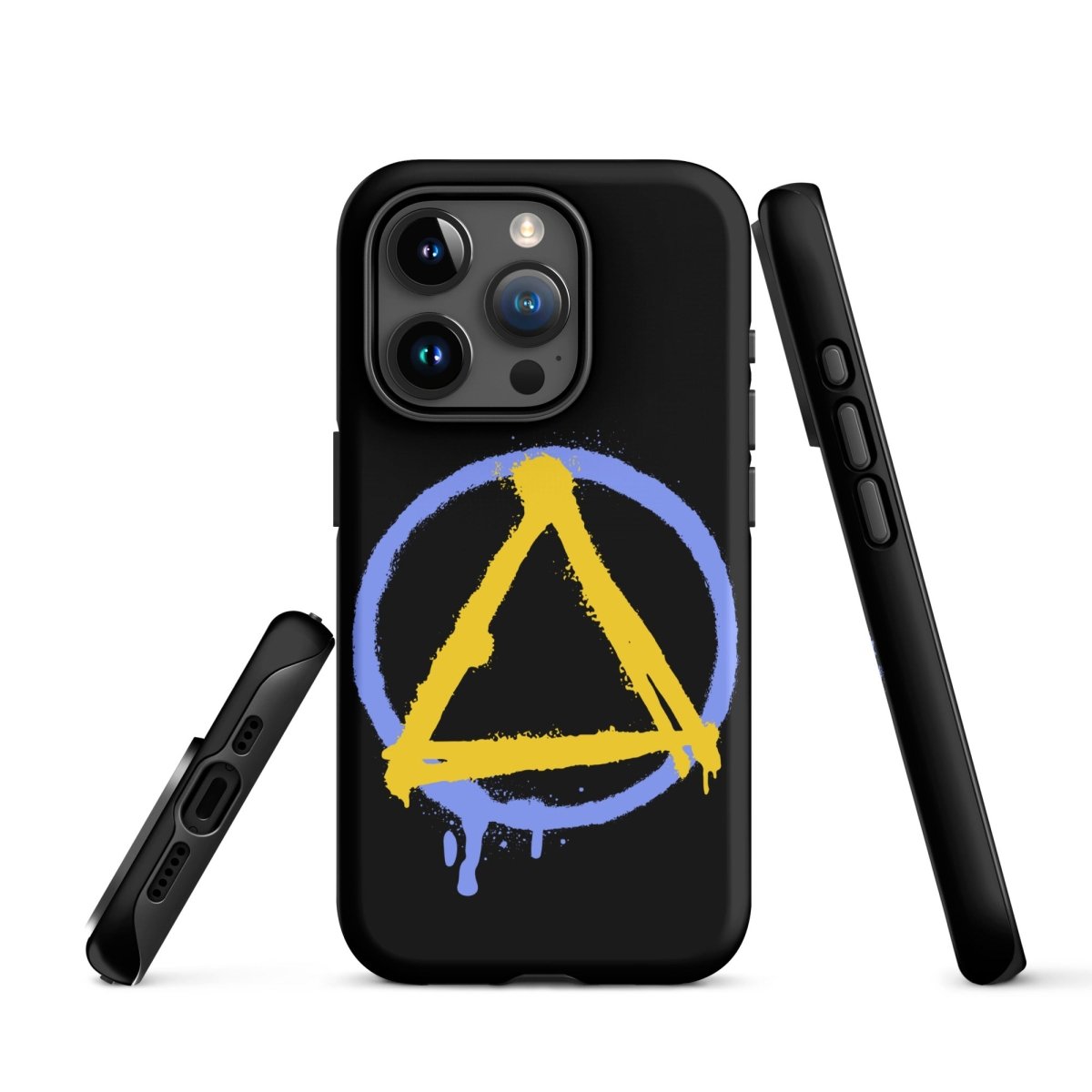 Sober Symbol Durable Shockproof iPhone Case - Protective Cover for iPhone 14/13/12/11 Pro Max XR XS - Slim Fit Anti-Scratch Phone Case for Everyday Use & Outdoor Activities
