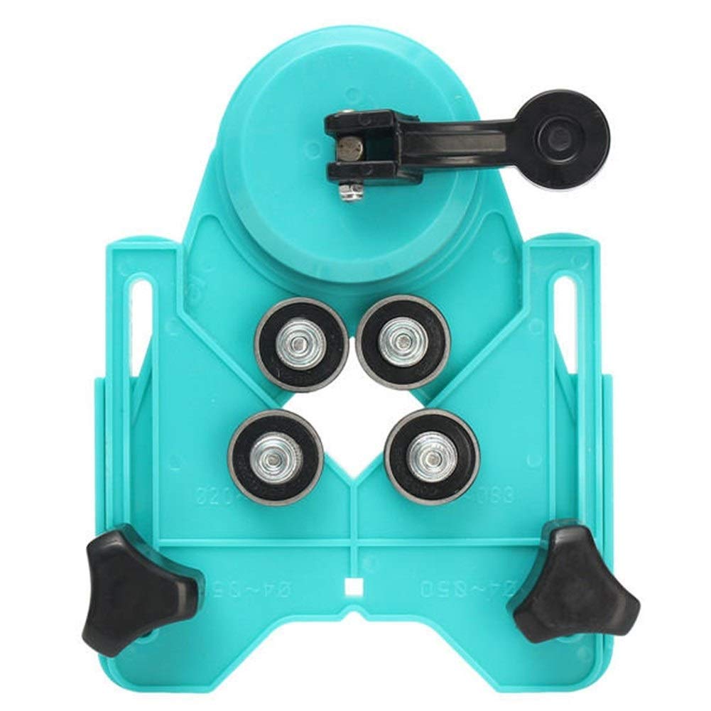 Adjustable Diamond Drill Bit Set 4mm-80mm with Sucker Base Locator - Hole Saw Cutter for Glass, Tile, Ceramic & Porcelain - Perfect for DIY Home Improvement & Craft Projects
