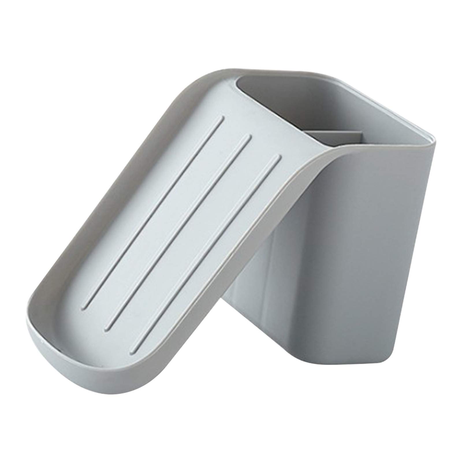 Creative Silicone Drainable Soap Dish Holder - Non-Slip Bathroom Organizer for Shower, Kitchen Sink & Travel - Keeps Countertops Dry & Clean