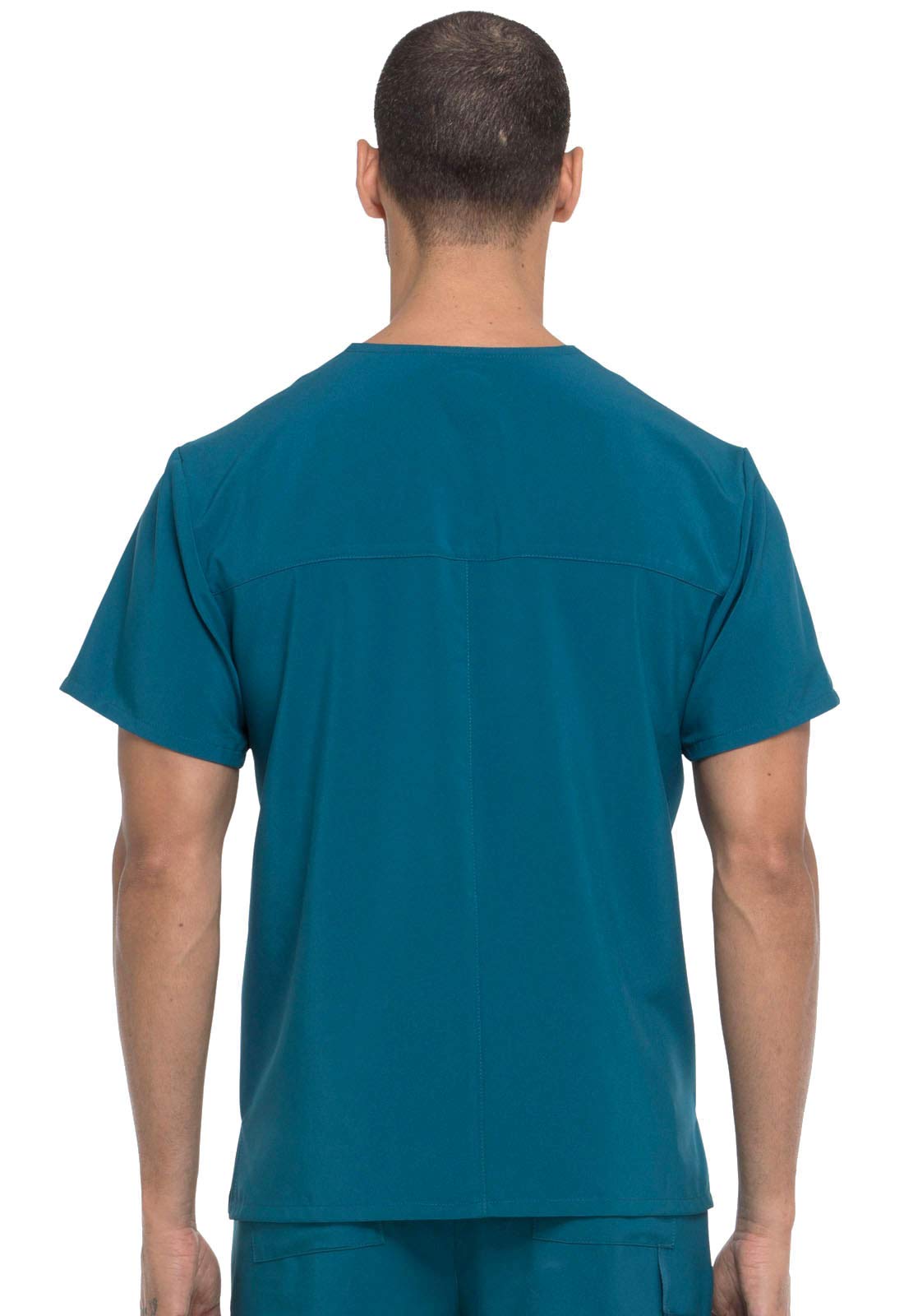 Dickies EDS Essentials Men's Scrubs Top - Tuckable V-Neck Work Shirt DK635 | Comfortable Medical Uniform for Doctors & Nurses | Hospital & Clinic Wear