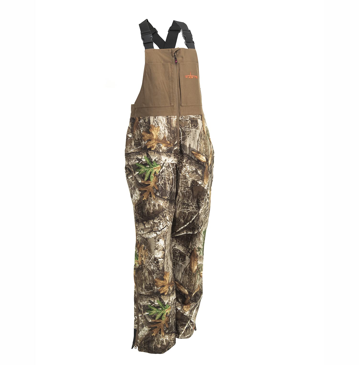 Women's Realtree EDGE Camo Hunting Bib Overalls - Insulated, Waterproof & Windproof Mid-Weight Coveralls for Cold Weather - Perfect for Deer Hunting, Ice Fishing & Winter Outdoor Activities