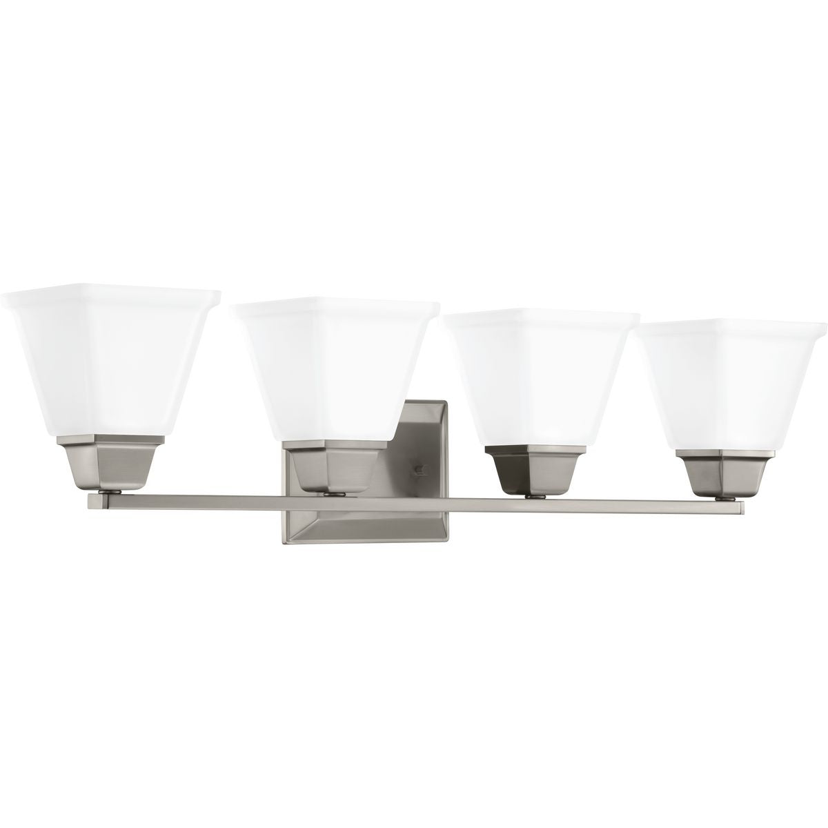 Clifton Heights 4-Light Bathroom Vanity Light Fixture - Modern Chrome Finish for Bathroom & Dressing Room Lighting