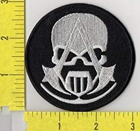 Ghost Recon Logo Iron-On Patch for Jackets & Bags - Military Style Embroidered Badge for Tactical Gear & Cosplay Costumes