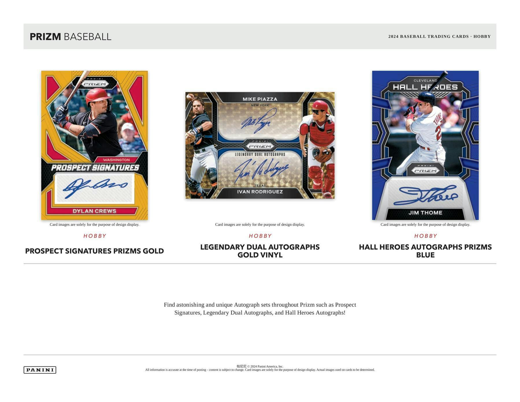 2024 Panini Prizm Baseball Hobby Box - 24 Packs with Exclusive Cards - Perfect for Collectors & Fantasy Baseball Fans - Great for Trading, Gifting & Displaying in Your Sports Memorabilia Collection