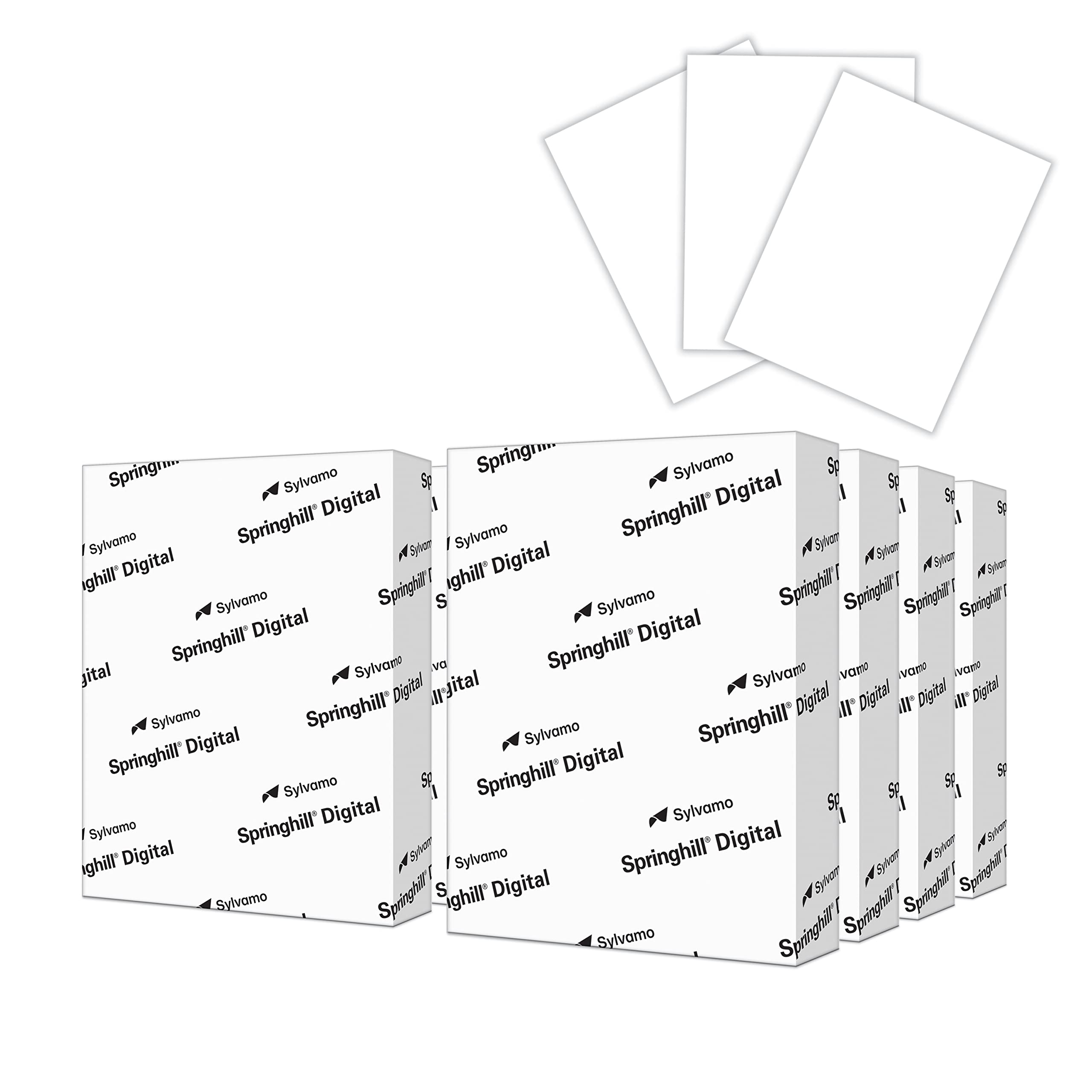 Premium 80lb Vellum Bristol Cardstock Paper - Springhill White 8.5