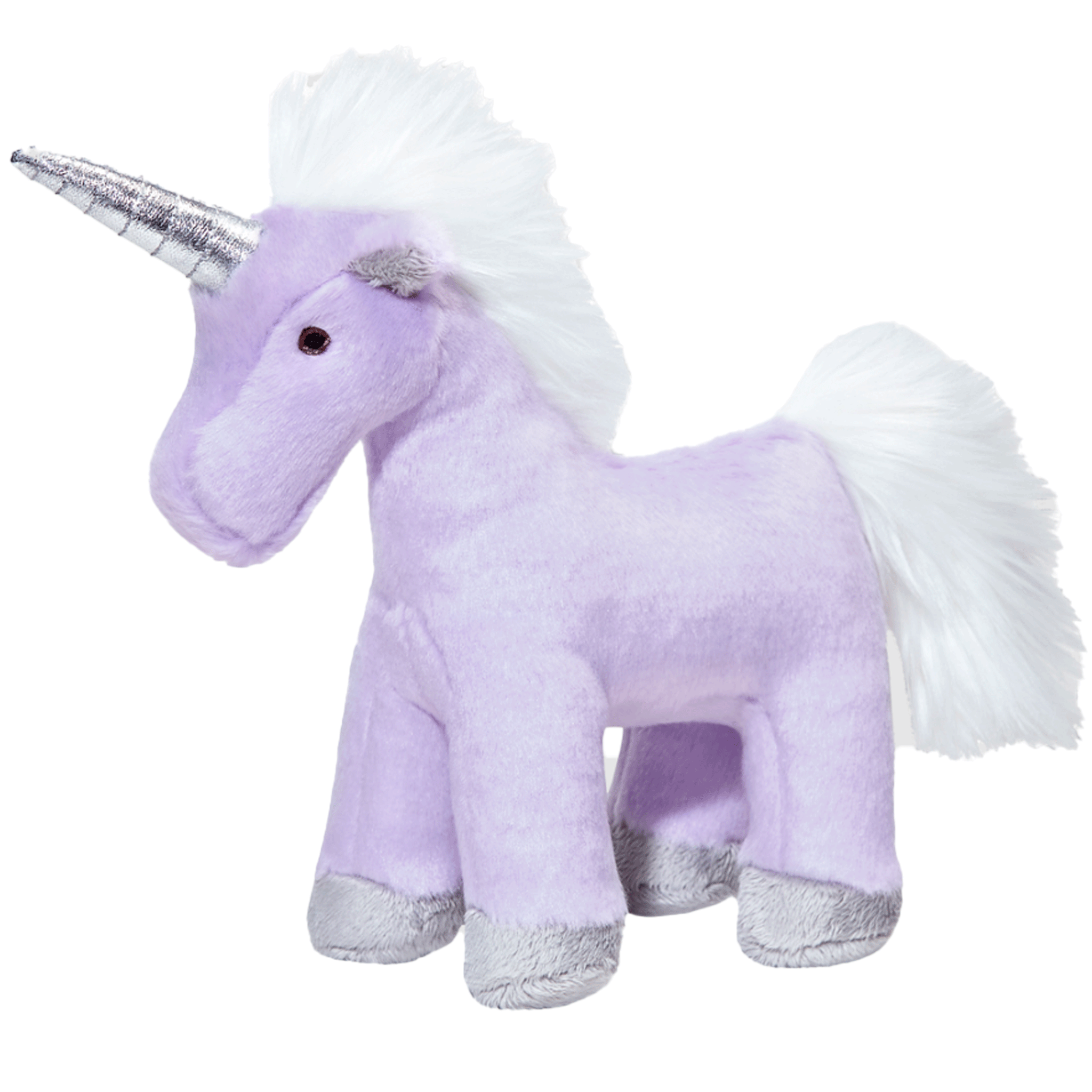 Fluff & Tuff Violet Unicorn Plush Dog Toy - Durable & Cute Purple Stuffed Animal Chew Toy for Small & Medium Dogs - Perfect for Playtime, Training & Cuddling