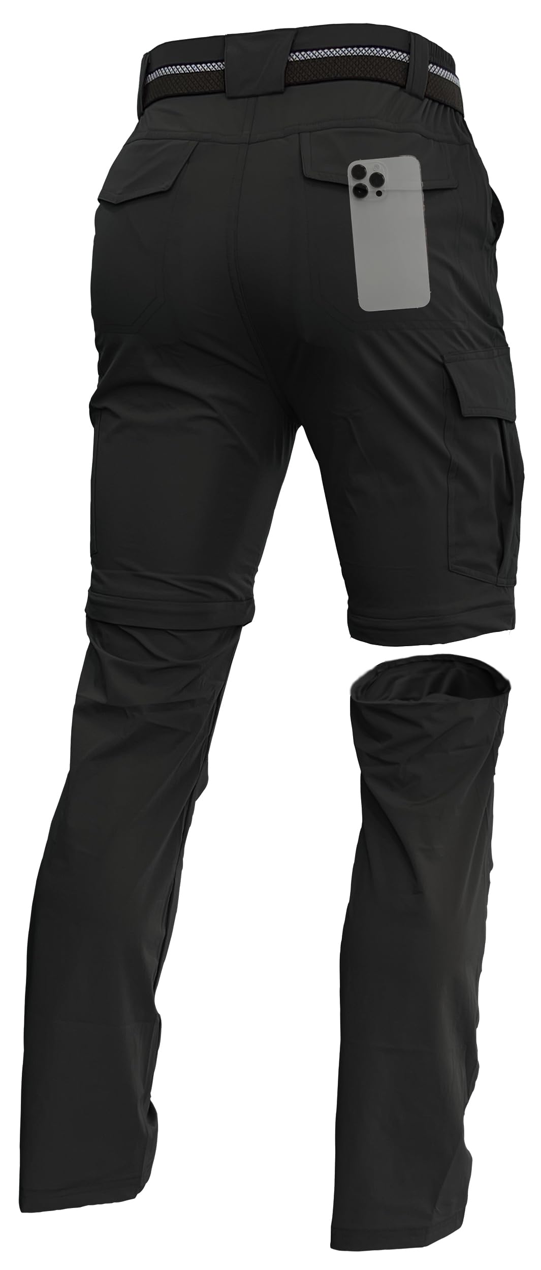 Men's Lightweight Hiking Cargo Pants - Quick Dry, Water Resistant Outdoor Pants with Stretch for Fishing, Travel & Climbing | Perfect for Camping, Backpacking & Adventure Activities