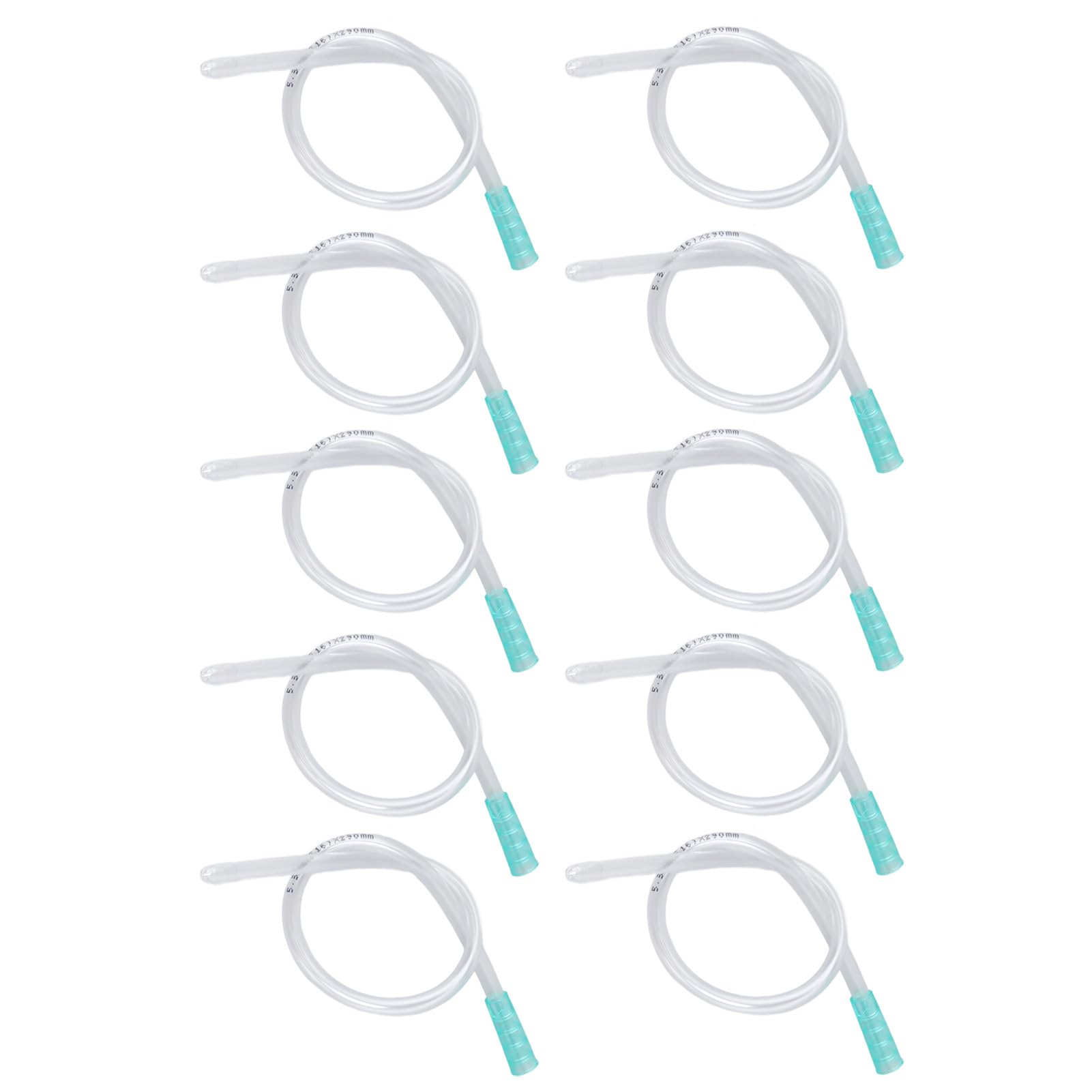 10-Piece PVC Inlet Hose Kit for Colon Cleansing & Irrigation - Disposable Toilet Accessories