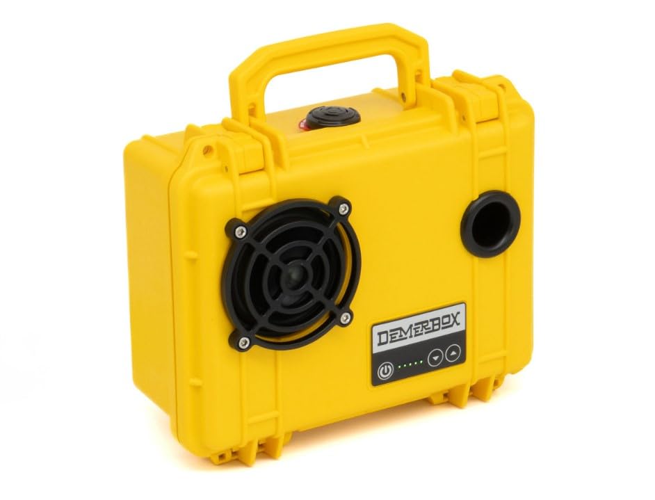 Waterproof Portable Bluetooth Speaker - Rugged Outdoor Speaker with Loud Sound & Deep Bass, 40+ Hour Battery Life, Dry Box & USB Charging, Multi-Pairing Party Mode (Paniman Yellow, DB1) - Perfect for Beach, Pool, Camping & Outdoor Adventures