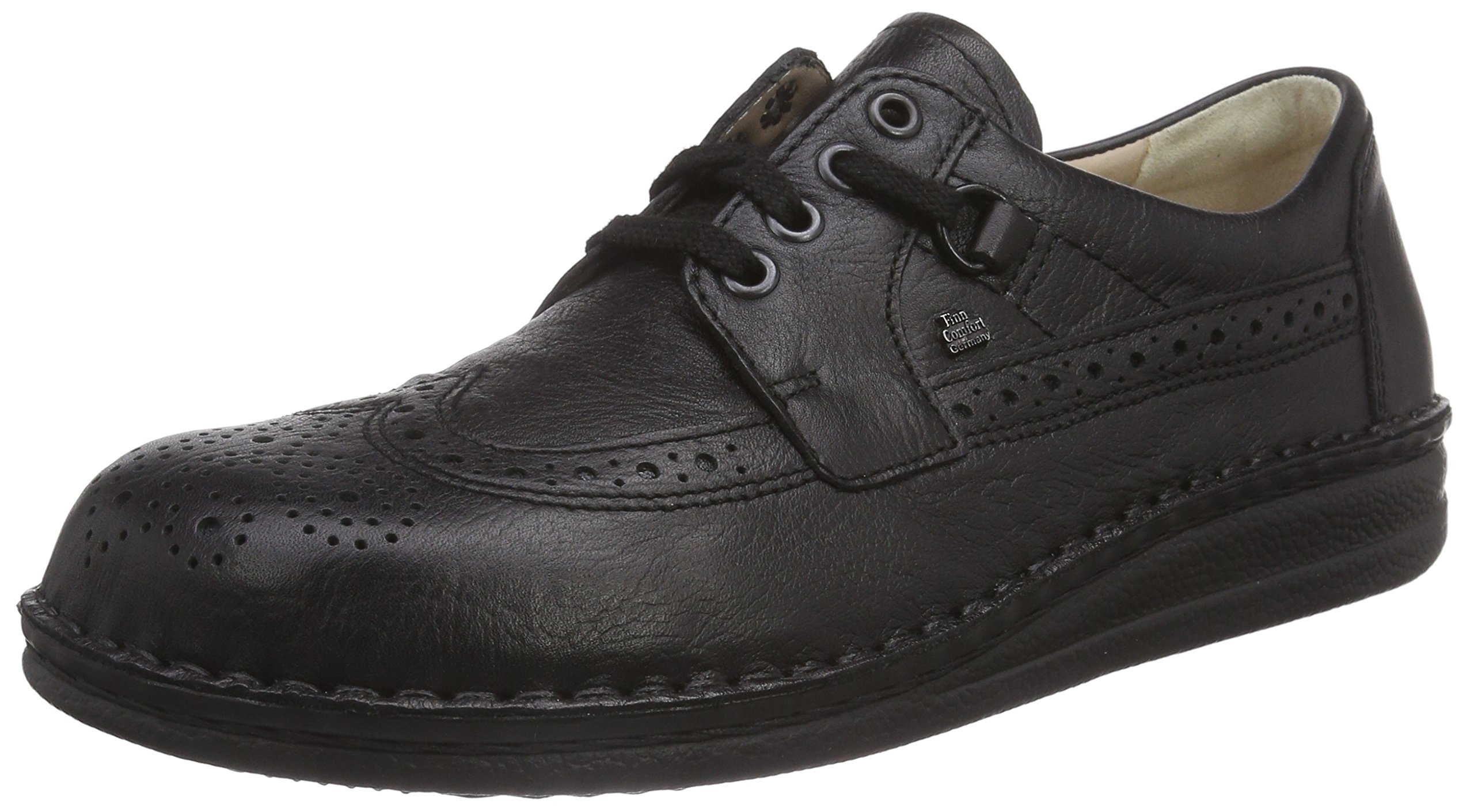 Finn Comfort Men's York Leather Shoes - Premium Comfort & Style for Walking, Travel & Work - Durable & Supportive Footwear for Everyday Wear