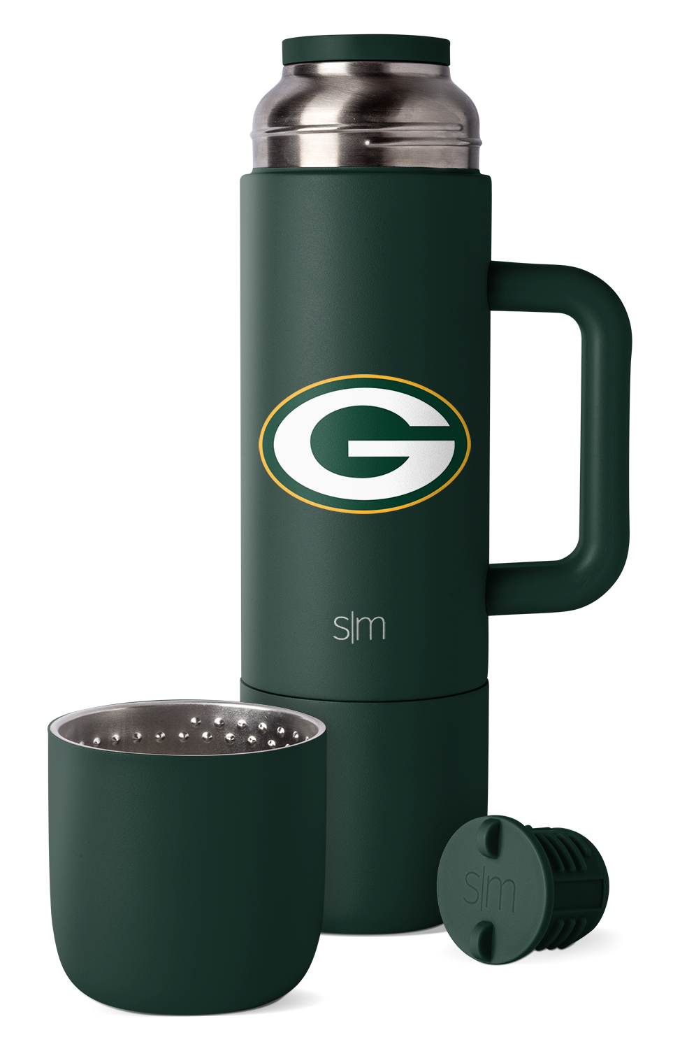 NFL Roam Bottle 36oz Insulated Water Bottle with Straw Lid - Leakproof Stainless Steel Sports Bottle for Football Fans, Gym, Hiking & Outdoor Activities