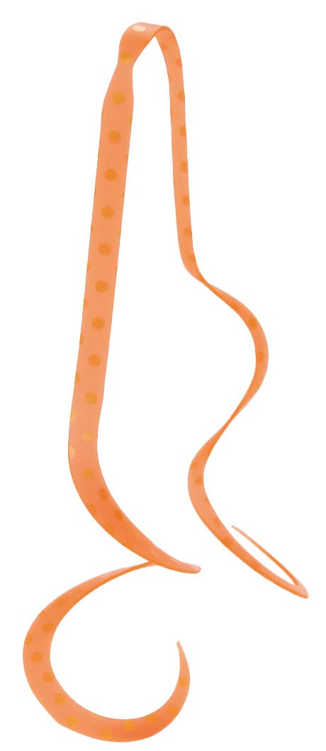 Gamakatsu Cherry Blossom Illusion Silicone Fishing Lure - Thick Multi-Curly #51 Orange Gold Spot Bait for Bass, Trout & Freshwater Fishing - Perfect for Spring & Summer Angling
