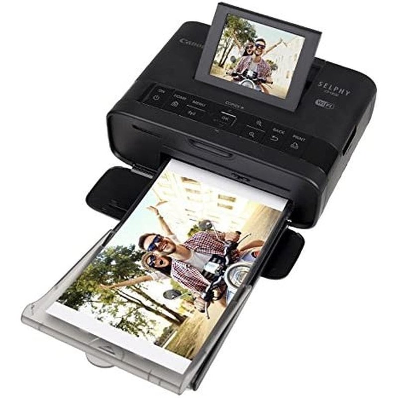 Canon SELPHY CP1300 Compact Photo Printer Bundle - Wireless, Portable, High-Quality Prints for Home & Travel (Black) | Perfect for Scrapbooking, Photo Gifts & Instant Memories