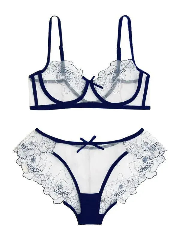 Sexy Lingerie Bralette Set - Comfortable Lace Underwear for Women, Perfect for Valentine's Day, Date Night and Intimate Moments