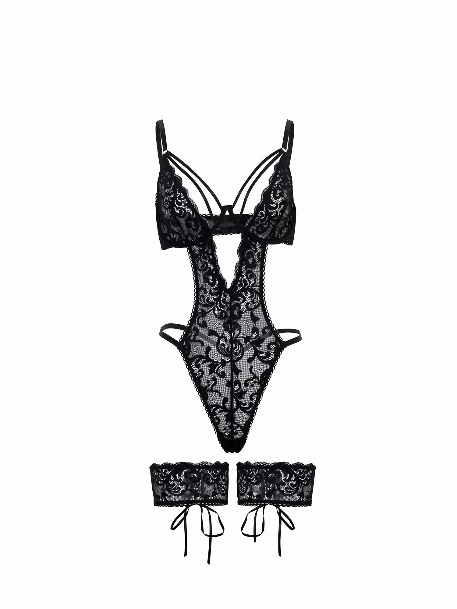 Genesis Lace Teddy - Sexy Lingerie for Women, Romantic Lace Bodysuit with Adjustable Straps | Perfect for Valentine's Day, Anniversary Gifts & Boudoir Photography