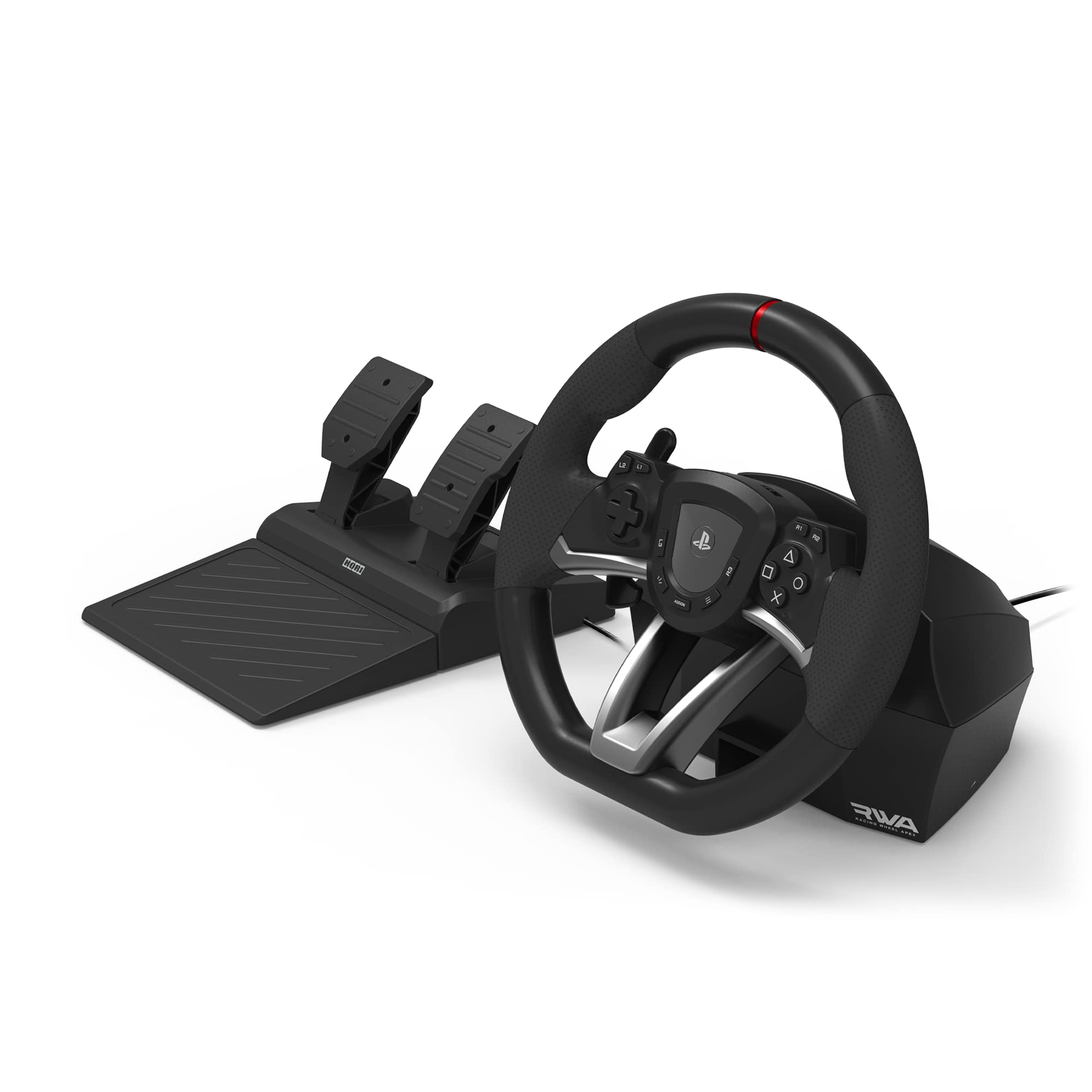 Original Licensed Sony PlayStation PS5 Racing Wheel & Pedals Bundle - Compatible with PS5/PC (New Model) + F1 2024 Formula 1 Game [PS5] - Perfect for Racing Simulation & Gaming Enthusiasts