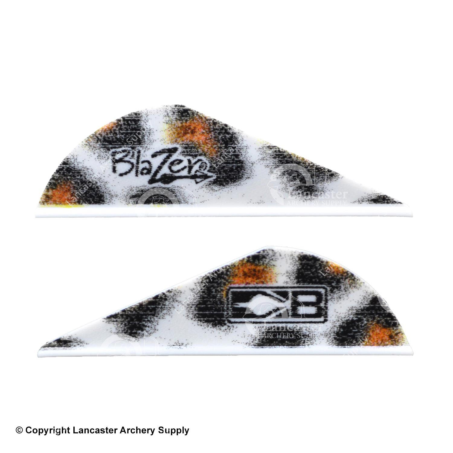 Bohning True Color Blazer Vanes - High Visibility Archery Fletching for Outdoor Hunting & Target Practice