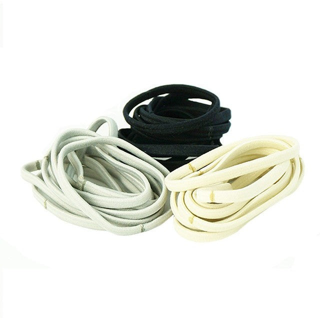 Snag-Free Seamless Hair Ties for Women - Soft No Damage Elastic Hair Bands for Ponytails, Workouts & Everyday Use