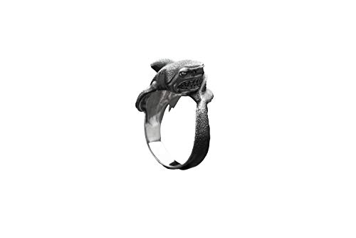 Sterling Silver Great White Shark Ring - Unique Ocean Animal Jewelry for Women, Perfect Gift for Shark Lovers - Ideal for Beach Parties, Marine-Themed Events & Everyday Wear