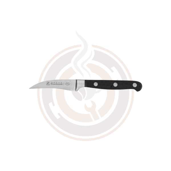 Omcan 3 Inch Turning Forged Knife - High-Quality Stainless Steel Kitchen Knife Set (10-Piece Case) - Perfect for Chefs, Butchers & Home Cooking
