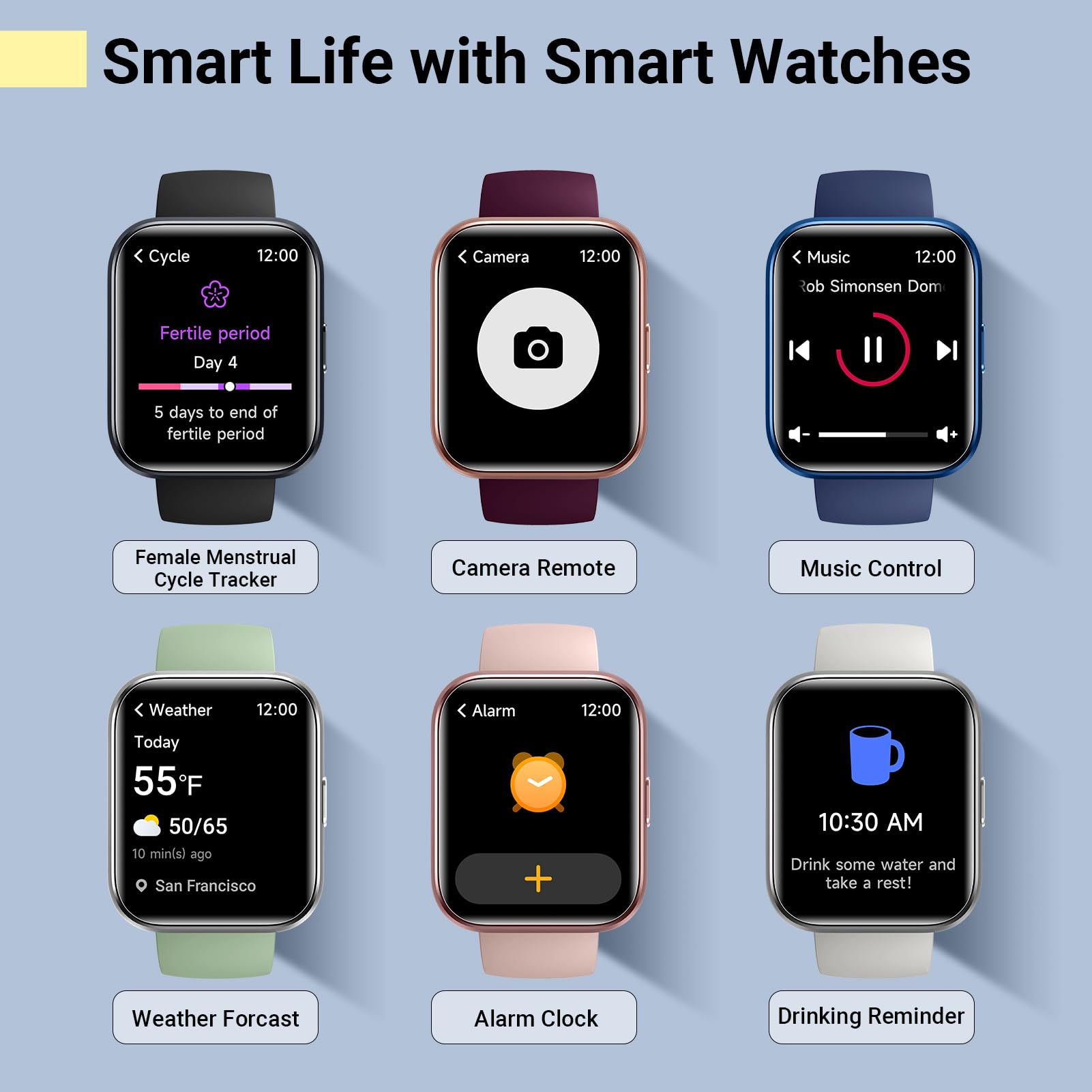 Smartwatch for Women & Men - 1.8