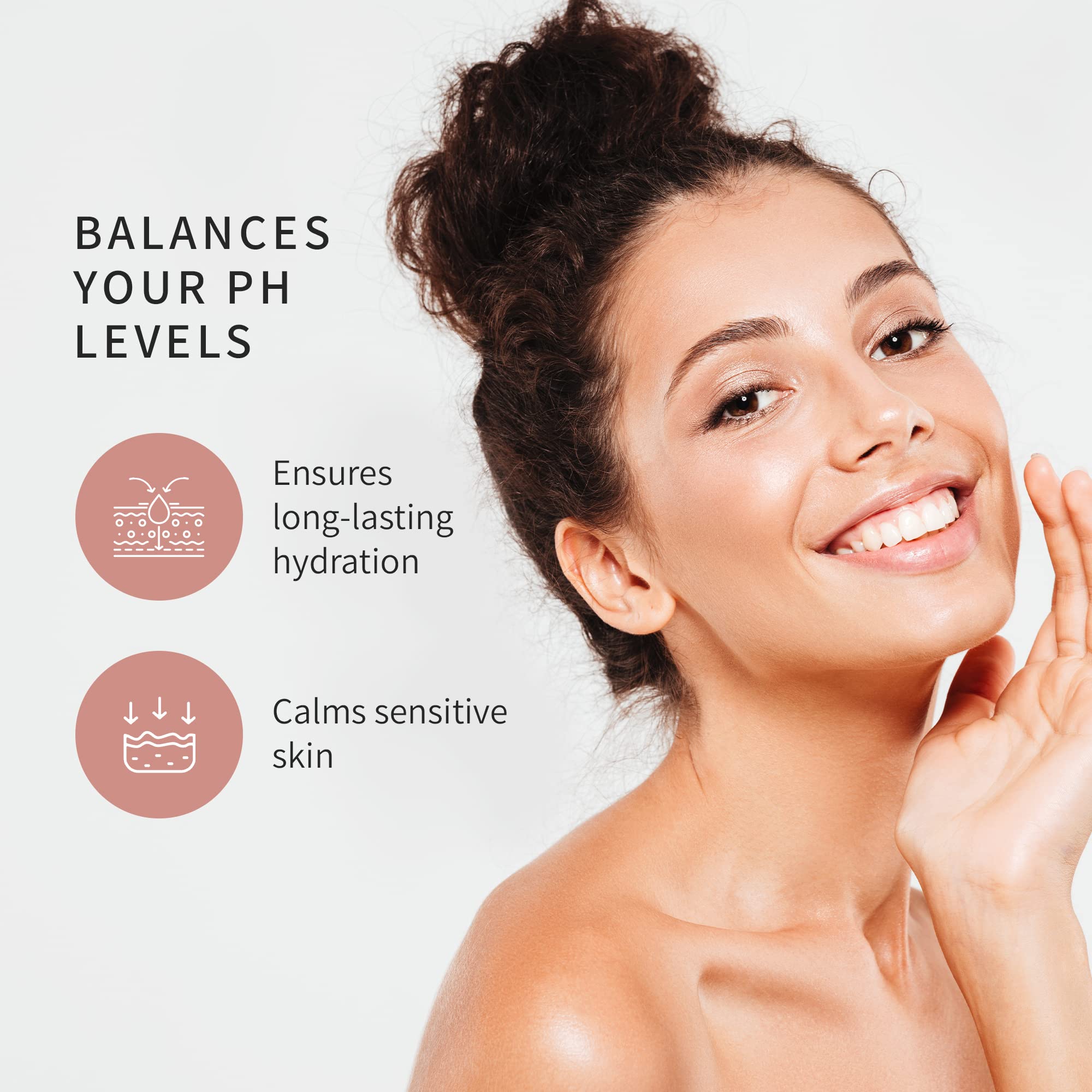 PURE'AM Korean Toner for Dry & Sensitive Skin - Hydrating Face Toner with Hyaluronic Acid & Vegan Ceramides - Reduces Redness & Acne - 8.4 fl oz (250ml) - Perfect for Daily Skincare Routine & Post-Cleansing Hydration