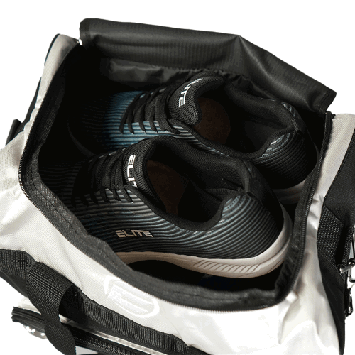 ELITE Impression Black Red Single Tote Bowling Bag - Stylish & Durable for Bowling, Travel & Everyday Use