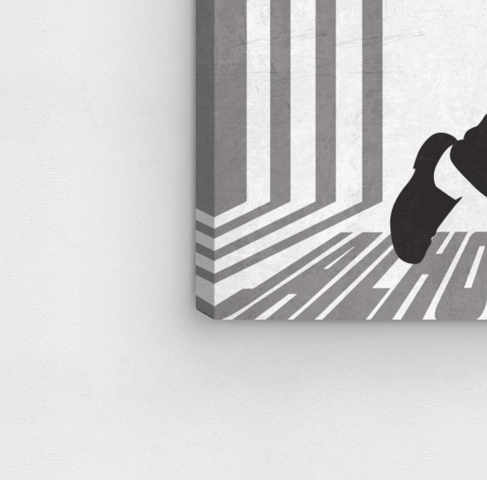 Oliver Gal 'Jail Rock' Dance Wall Art Canvas Print - 16x24 Inches Black & White Home Decor - Perfect for Living Room, Bedroom & Office Wall Decor