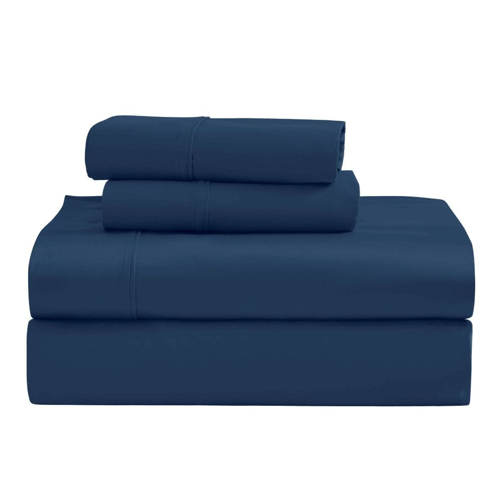 Luxury 1200 Thread Count Egyptian Cotton Deep Pocket Bed Sheet Set - Queen Size, Soft & Breathable for Ultimate Comfort - Perfect for Master Bedroom, Guest Room & Hotel Use