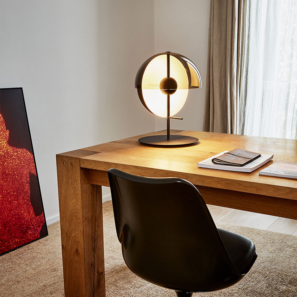 Theia Table Lamp - Modern LED Desk Light for Home Office, Bedroom & Living Room - Stylish Decorative Lighting for Reading, Working & Relaxing