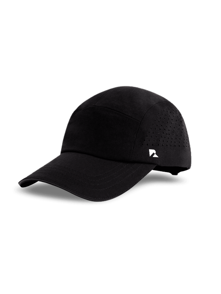 Blackout 5 Panel Hat for Men & Women - Adjustable Snapback Cap for Outdoor Activities, Running, Hiking, and Casual Wear - UV Protection & Breathable Fabric