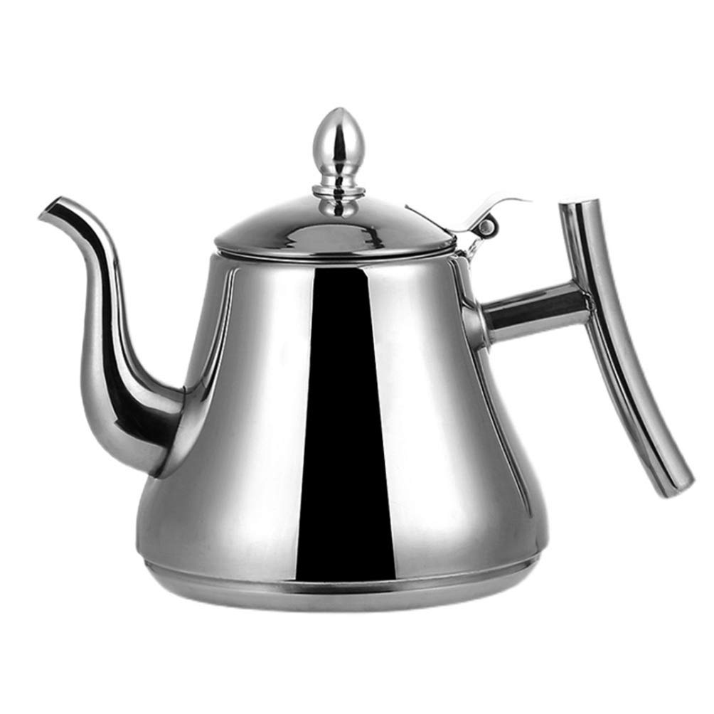 DOITOOL 1pc Stainless Steel Tea Kettle - Fast Boiling Water Kettle for Home, Office & Camping - Perfect for Tea, Coffee & Hot Water Needs
