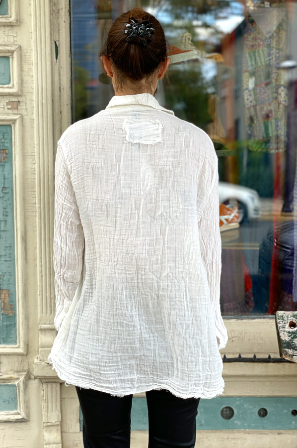 Ariel Blouse for Women - Elegant White Top for Casual & Office Wear | Perfect for Summer Outfits & Professional Style