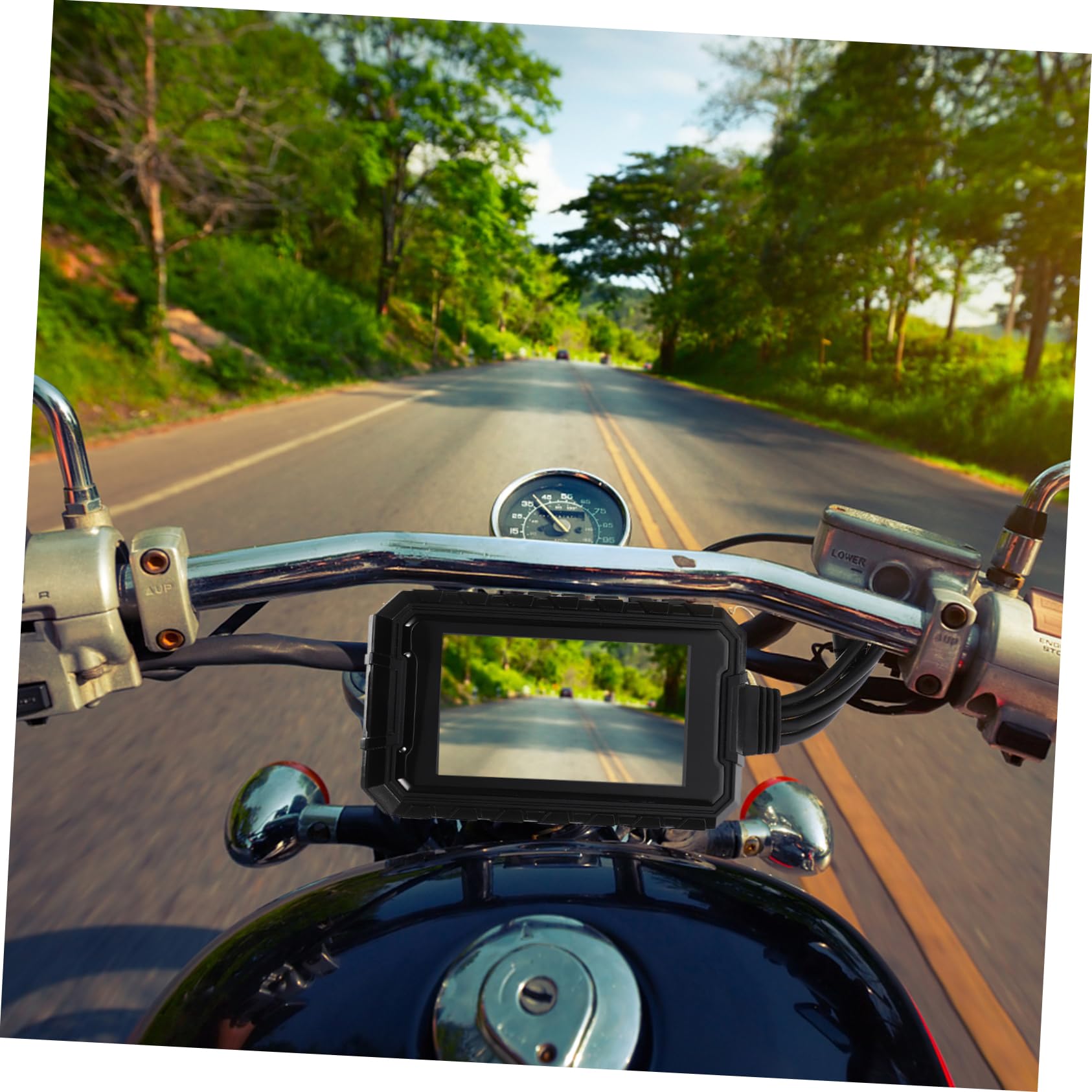 Waterproof 1080p Motorcycle Dash Cam with Night Vision - 3 Motor Accessories, HD Driving Recorder Camera for Safe Riding & Accident Evidence (Ideal for Night Driving, Commuting & Road Trips)