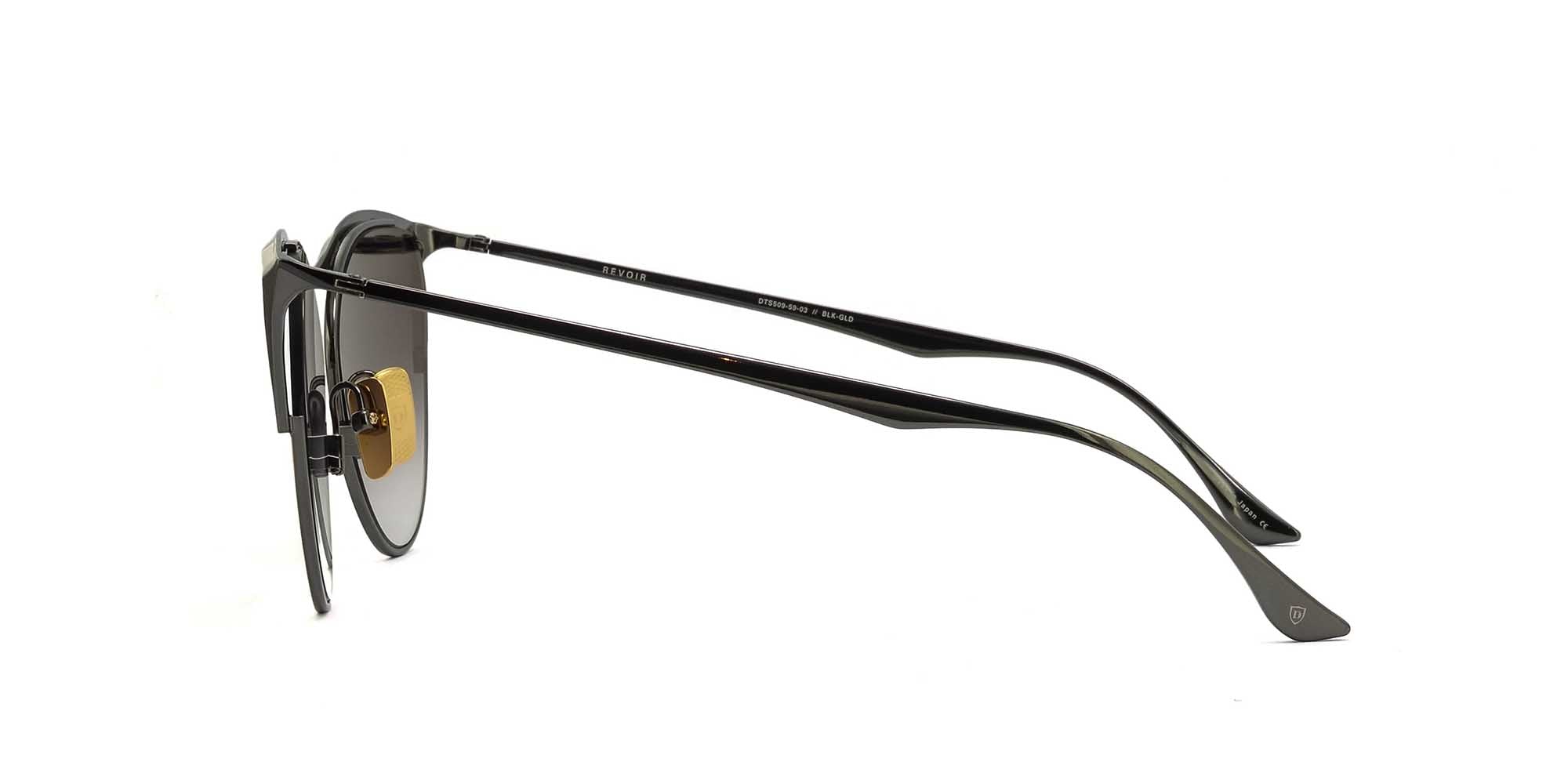 Dita Revoir DTS509 Sunglasses - Polarized UV Protection Aviator Style for Men & Women - Perfect for Driving, Travel & Outdoor Activities