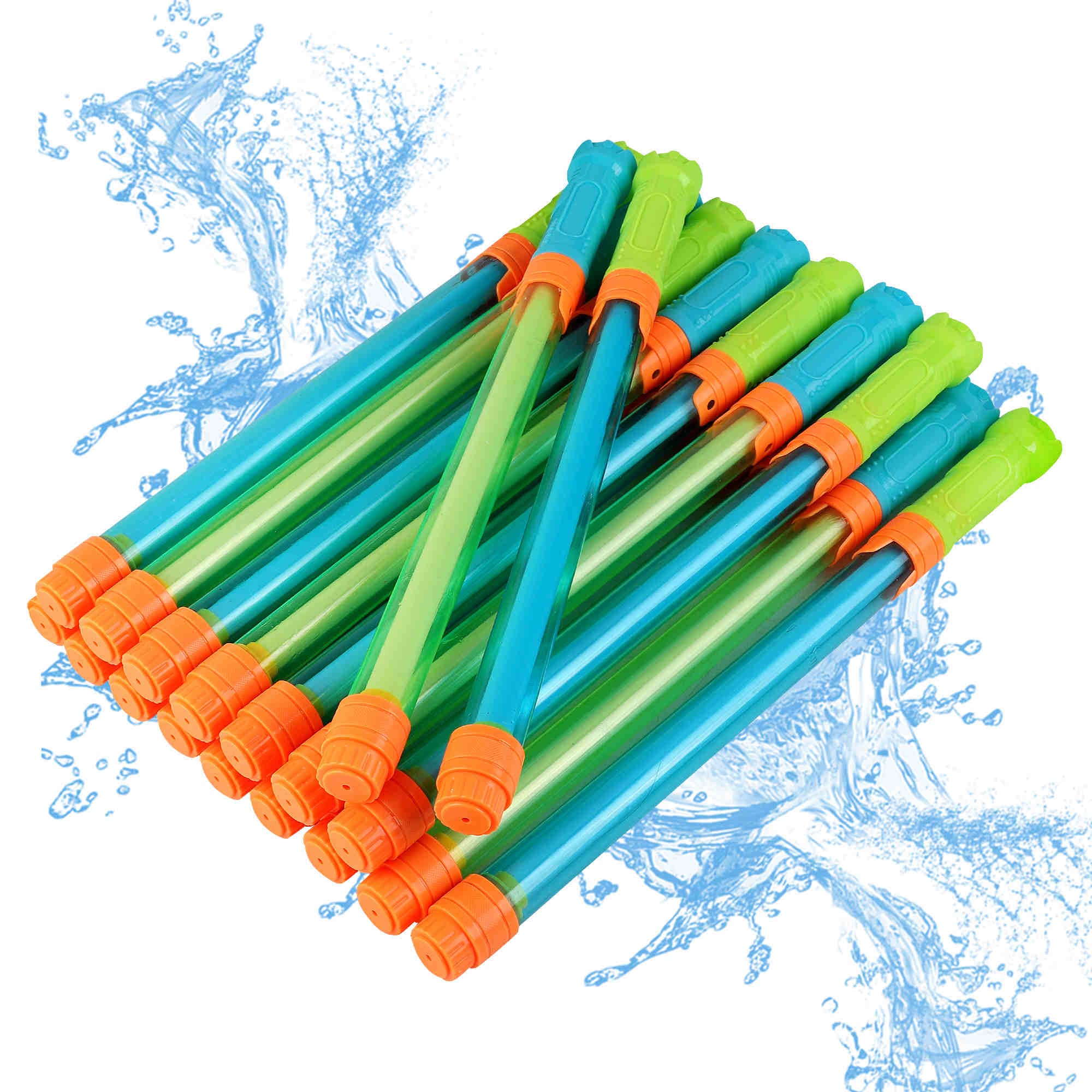Water Guns for Kids - 18-Pack Pool Toys for Summer Water Fights Ages 3-8 | Outdoor Play & Beach Fun