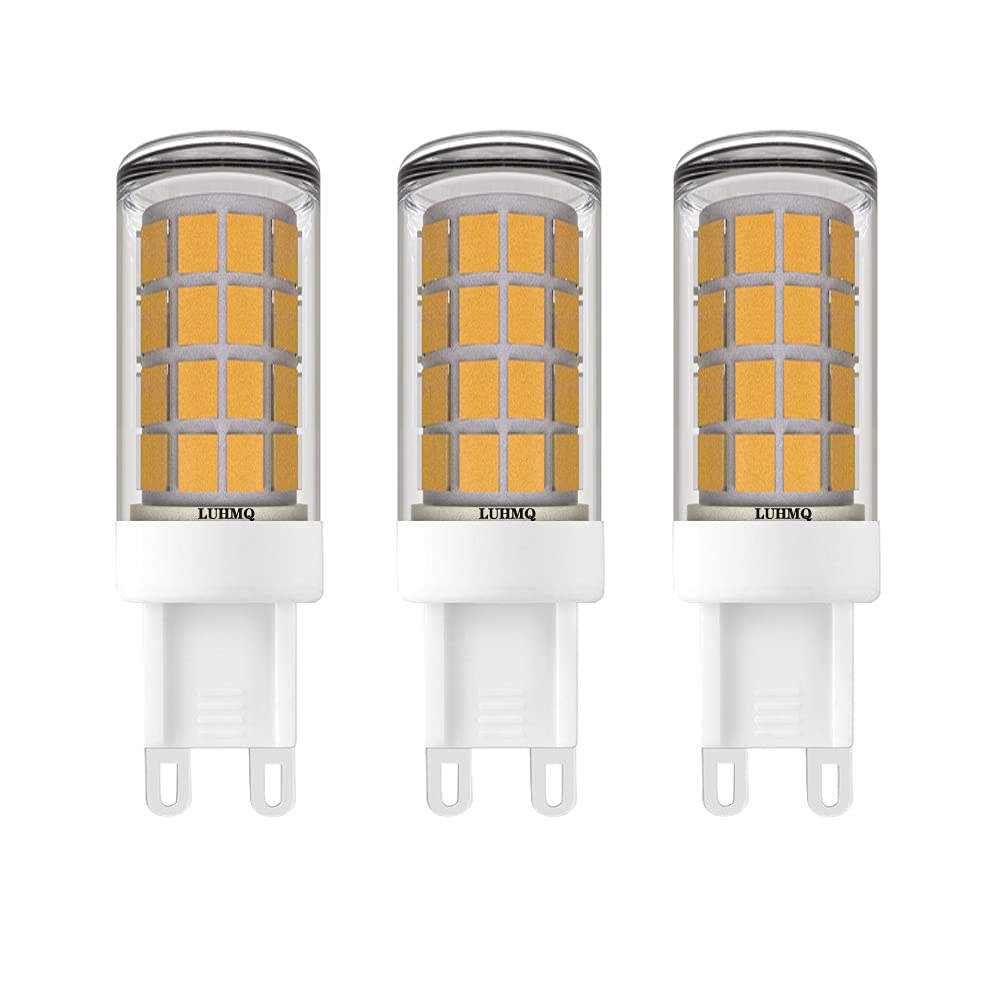G9 LED Bulbs 3 Pack - 3.5W Equivalent to 30W Incandescent - 360° Beam Angle - Warm White 3000K - Bi-Pin Base Corn Bulb for Chandeliers, Home Lighting, Cabinet, Bathroom & Kitchen - Perfect for Ambient Lighting in Living Rooms, Bedrooms and Dining Areas
