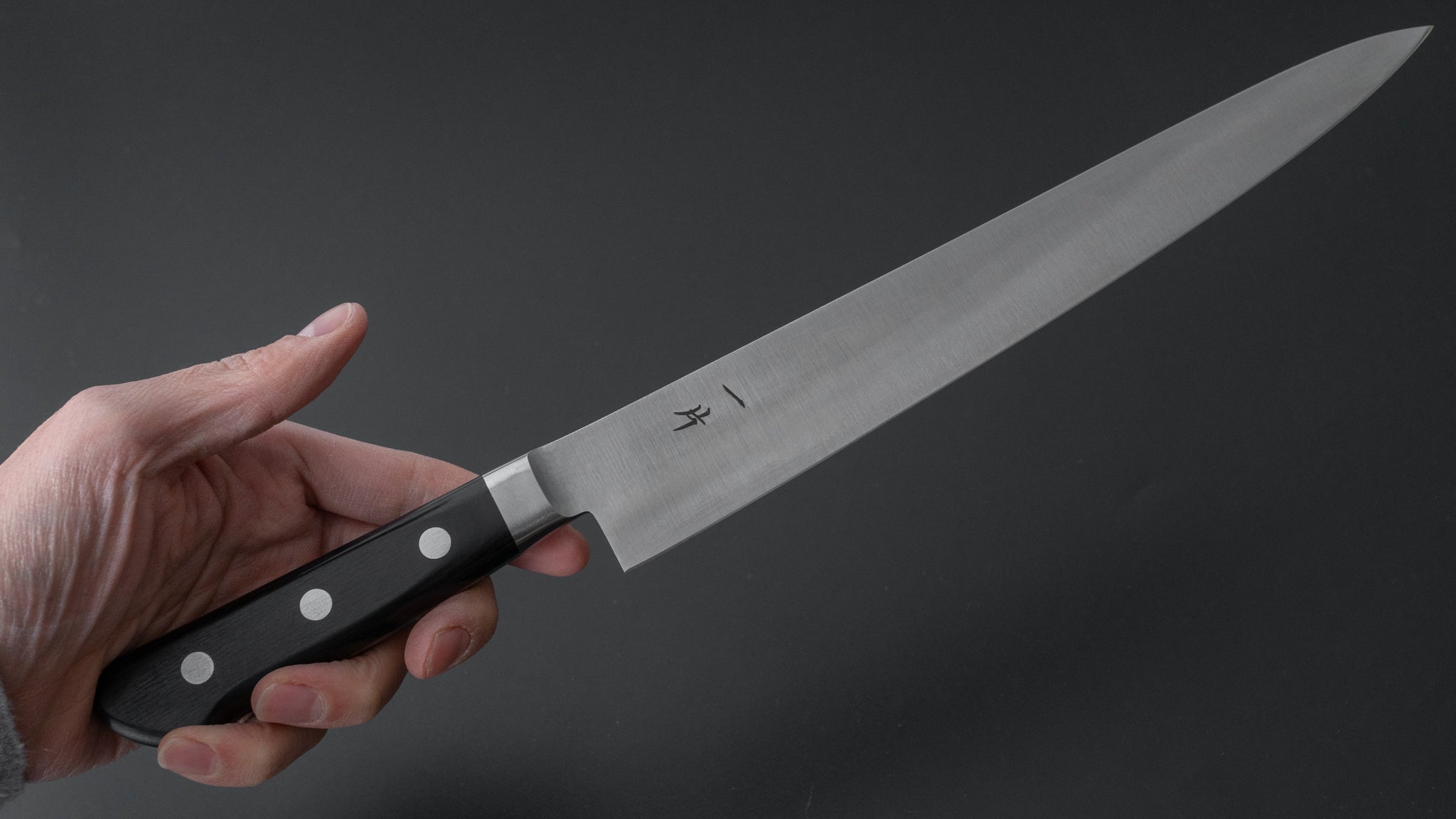 Hitohira FJ Semi Stainless Sujihiki 240mm Japanese Slicing Knife with Pakkawood Handle - Perfect for Sushi, Sashimi & Meat Carving