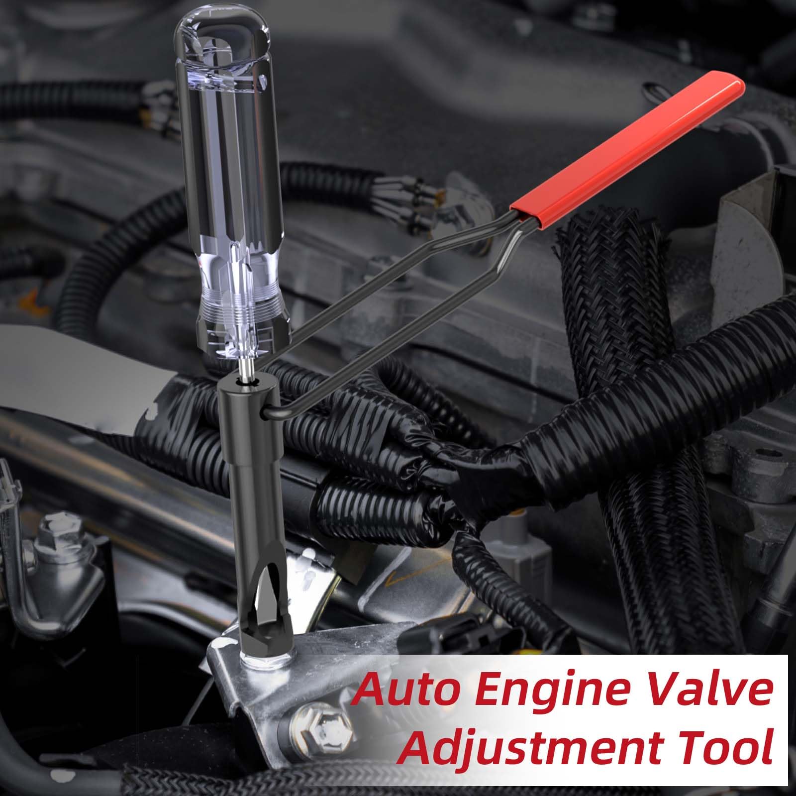 10mm Jam Nut Valve Adjustment Tool - Slotted Valve Adjusting Stud for Honda & Nissan - Valve Lapping & Grinding Tool Kit - Perfect for Motorcycle & Small Engine Maintenance