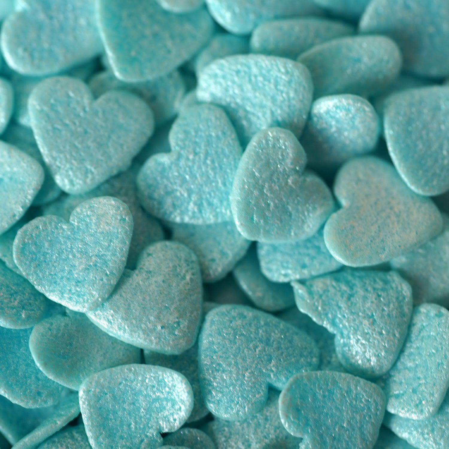Blue Pearl Heart-Shaped Sprinkles - Bulk Case (12 Pack) | Premium Edible Decorations for Cakes, Cupcakes & Cookies | Perfect for Birthday Parties, Weddings & Baking