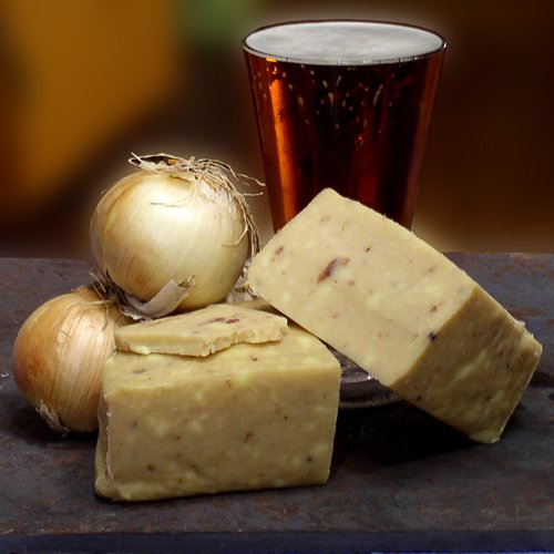 Premium English Cheddar Cheese with Caramelized Onions - Whole Wheel (1.5kg) | Gourmet Cheese for Charcuterie Boards, Wine Pairing & Holiday Gifts