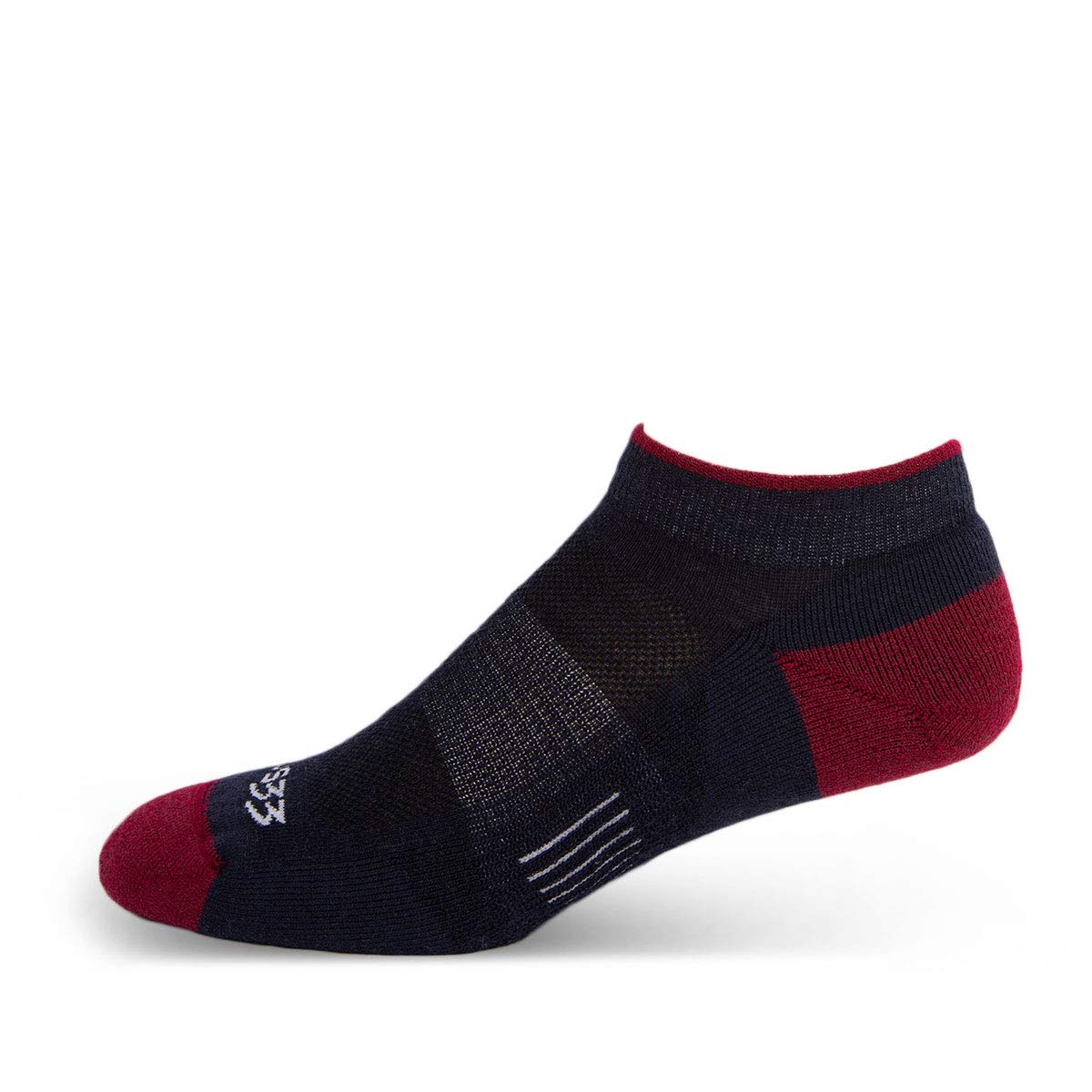 Premium USA Made No-Show Running Socks - Breathable Merino Wool Athletic Socks for Men & Women - Ideal for Hiking, Gym Workouts & Everyday Comfort