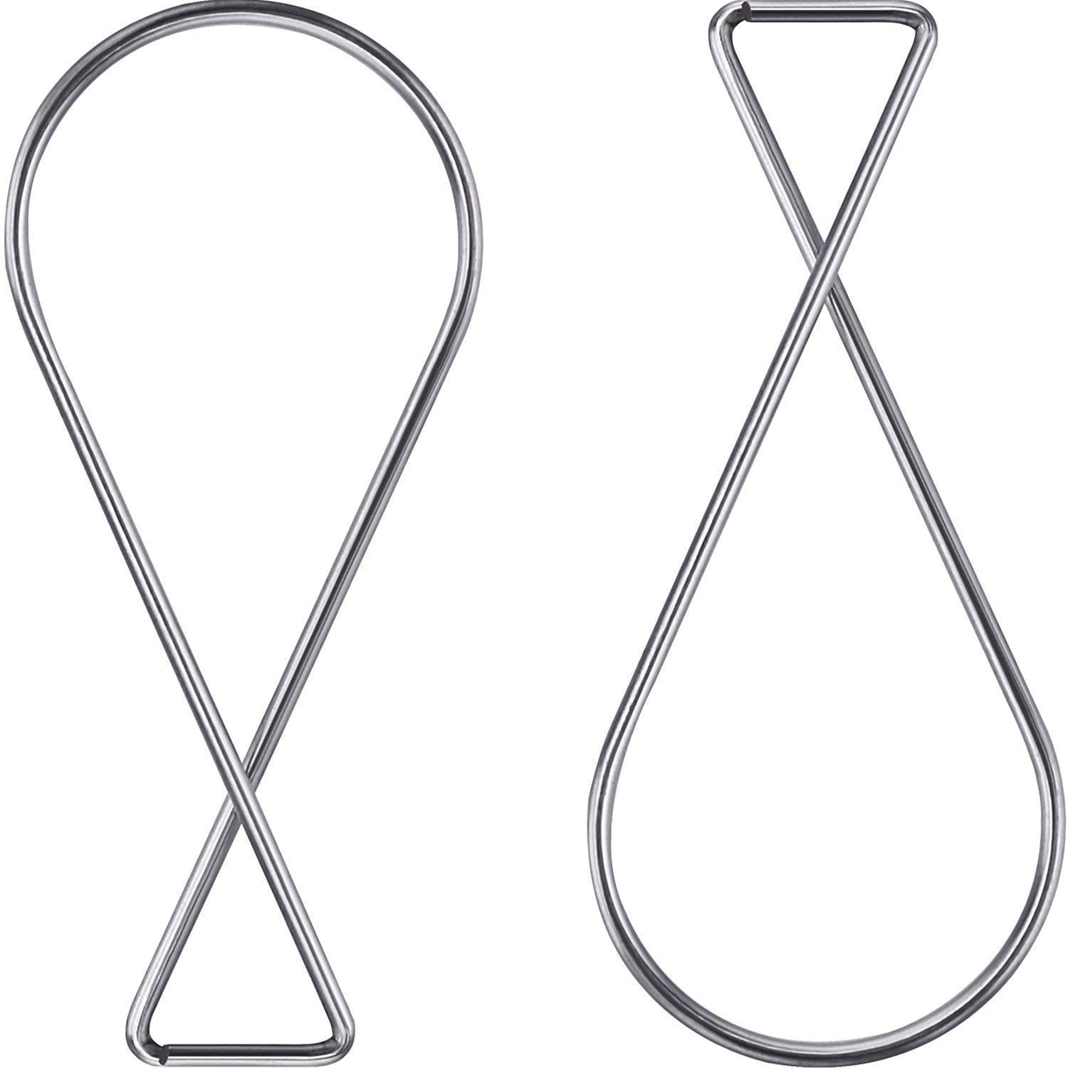 100Pcs Drop Ceiling Hooks & T-Bar Clips - Heavy Duty Ceiling Tile Hangers for Home Decor, Party Lights & Plant Hangers - Easy Squeeze Installation for Suspended Ceiling Grid Systems