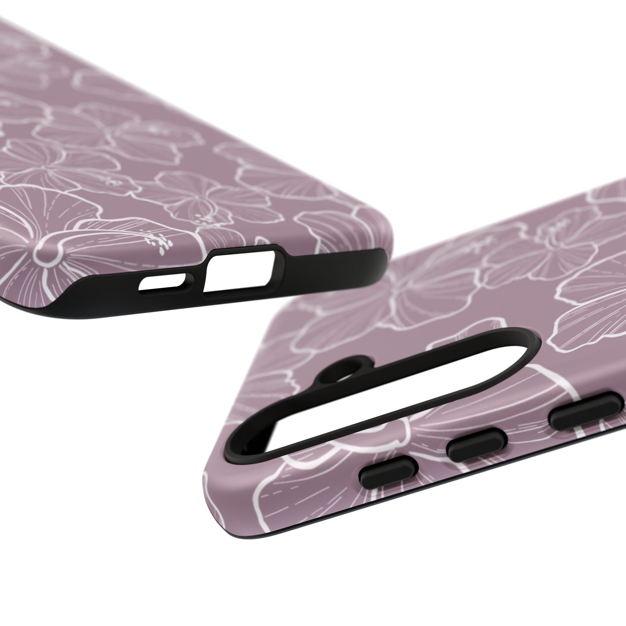 Organic Hibiscus & Lavender Scented Phone Case for Samsung Galaxy - Perfect for Relaxation, Aromatherapy & Stress Relief