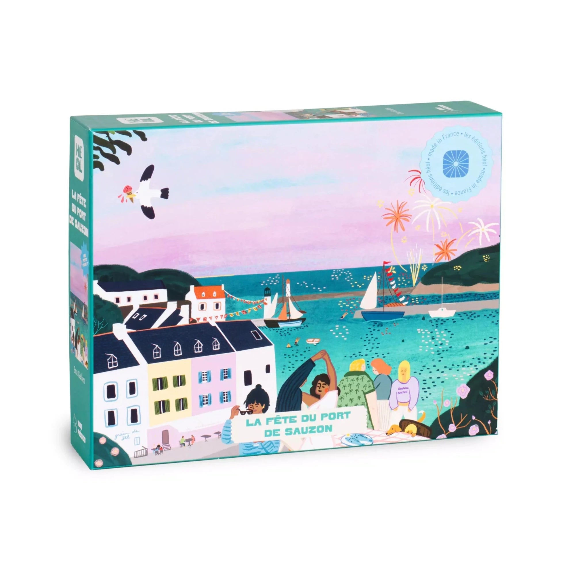 La Pete Du Port De Sauzon 1000 Piece Jigsaw Puzzle - Challenging Art Puzzle for Adults, Perfect for Family Game Nights & Relaxation