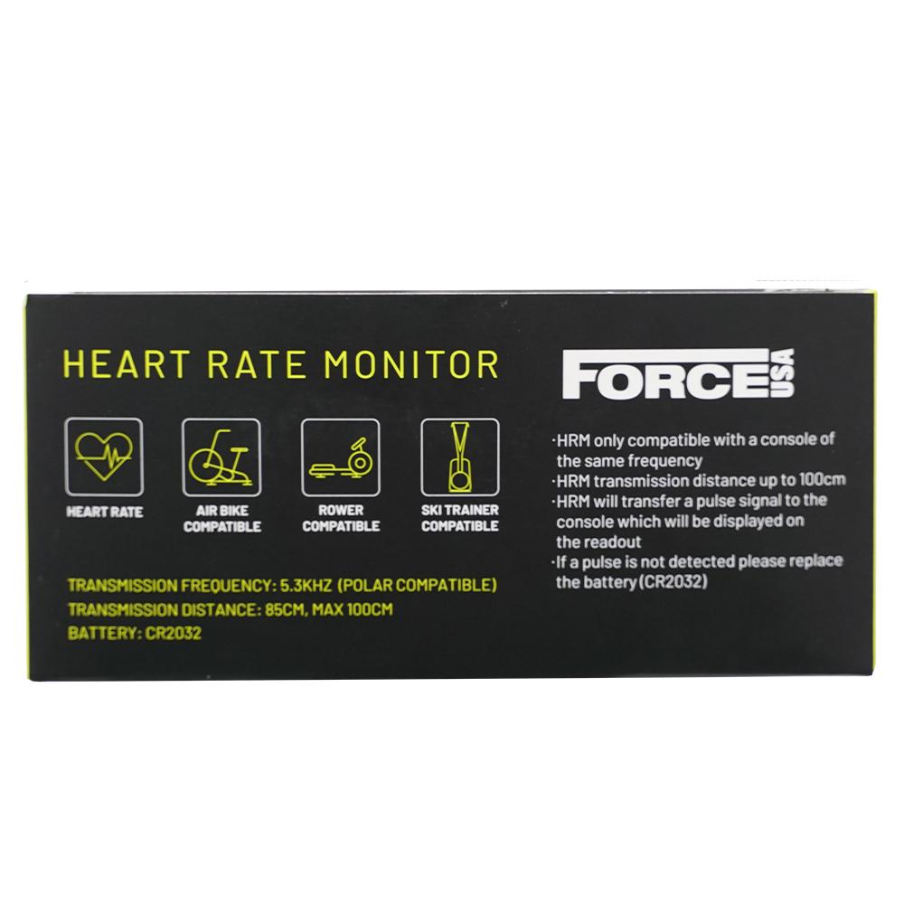 Force USA Heart Rate Monitor - Accurate Wireless Fitness Tracker for Running, Cycling & Workouts - Track Heart Rate & Calories Burned