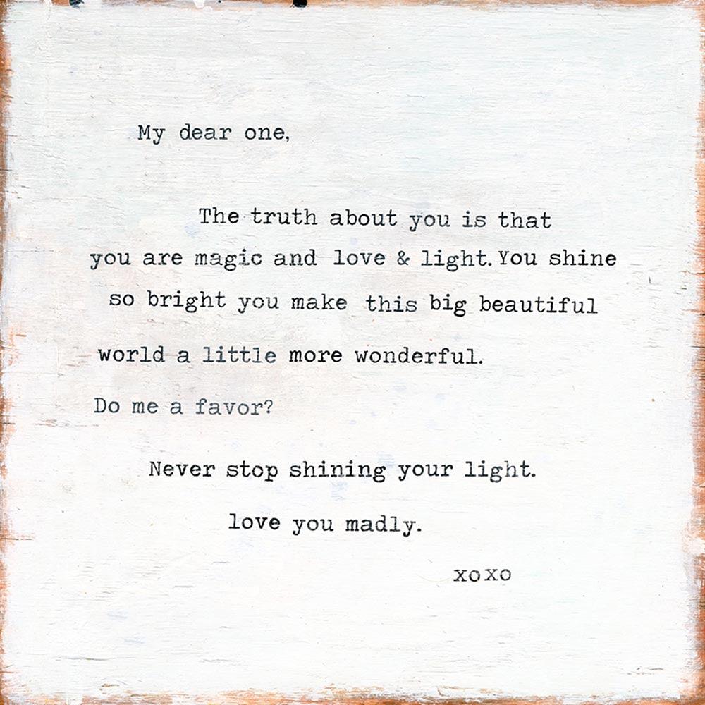 Never Stop Shining Motivational Art Print - Inspirational Wall Decor for Home, Office & Gifts