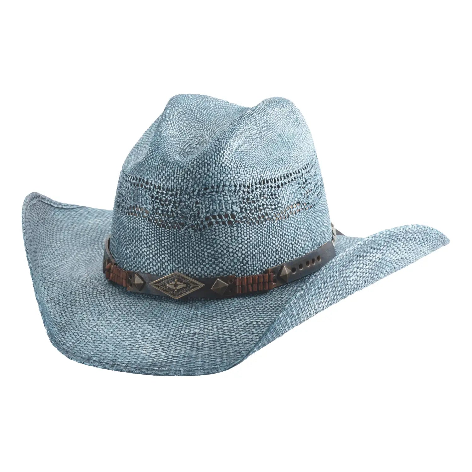 Premium Bullhide Full Speed Straw Cowboy Hat for Men - Western Style Sun Protection for Outdoor Ranchers, Farmers & Rodeo Events
